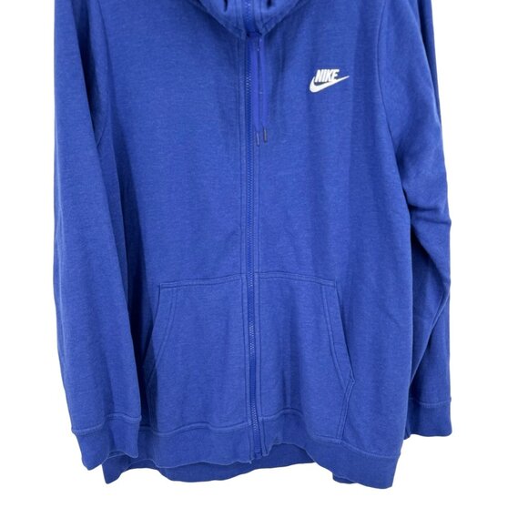 Nike Blue Full-Zip jacket womens size 1X plus pockets - Picture 7 of 10